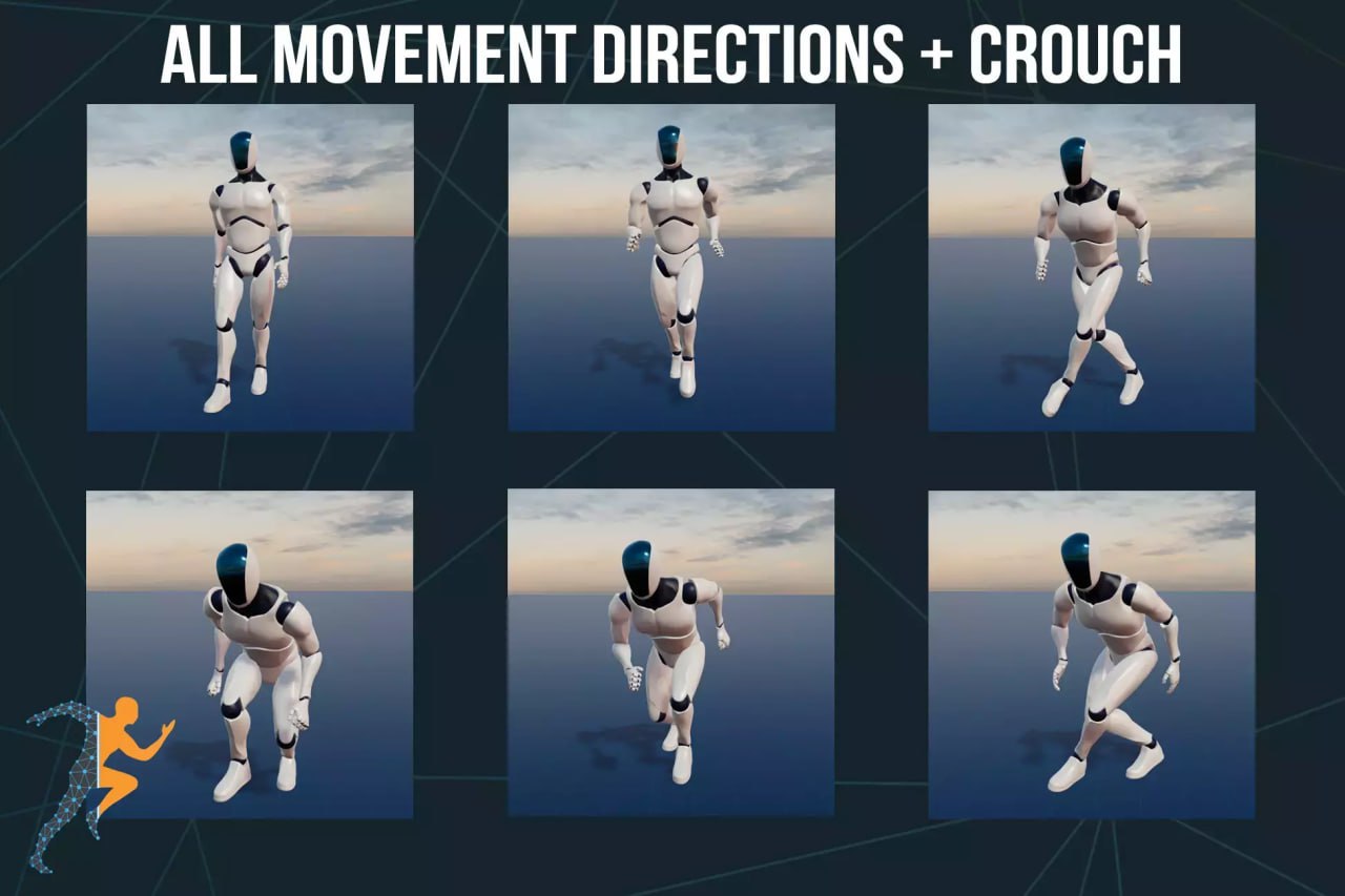 Omni Animation - Core Locomotion Pack📱 - изображение 3